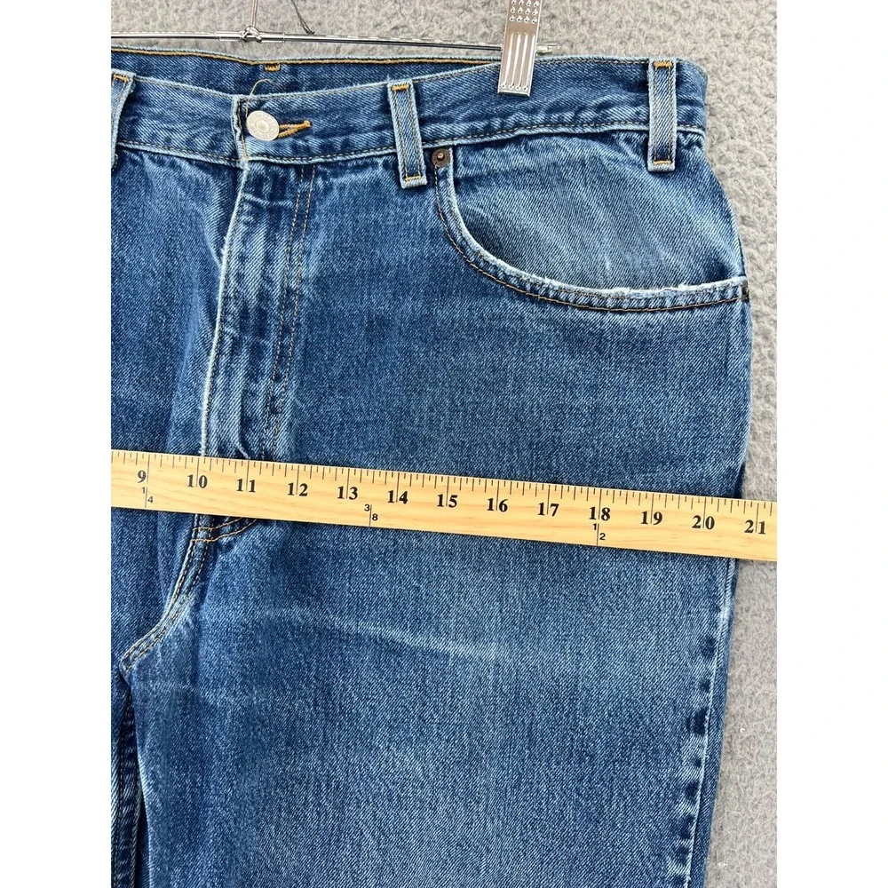 Vintage 90's Levi's Relaxed Straight Leg Jeans Men's Size 36x31 Blue‎ READ